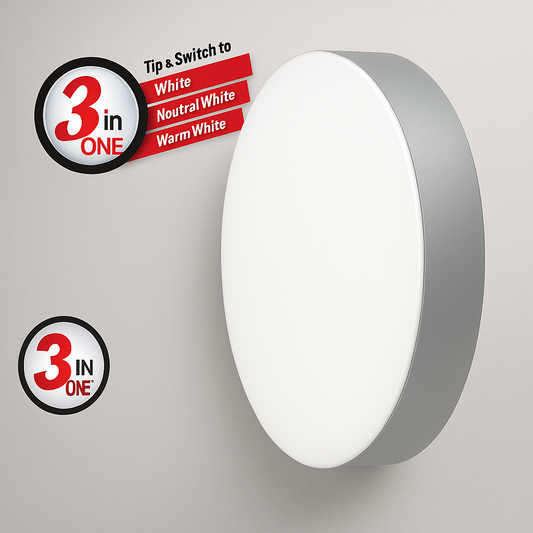 Surya Dazzle Maxx 3 in 1 Surface Natural White Round Downlighters