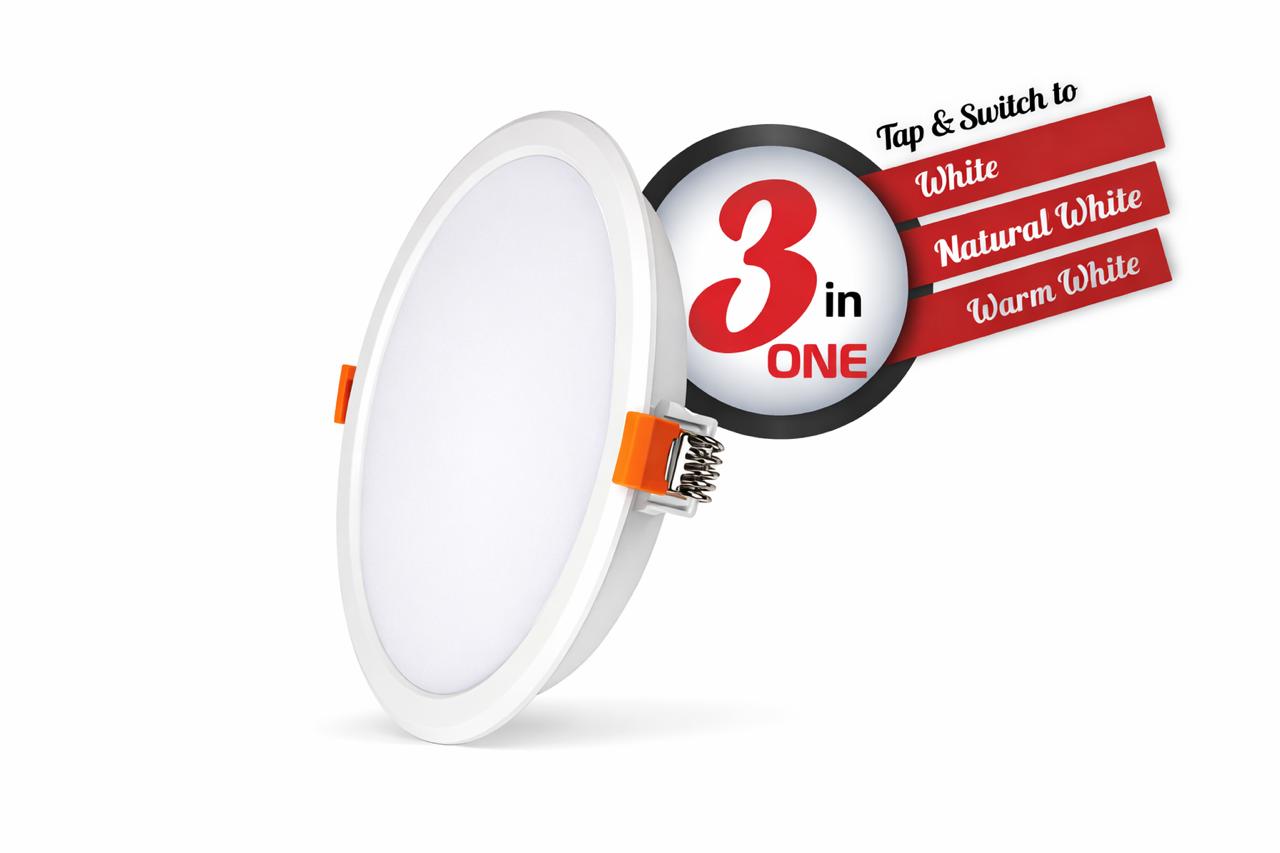 SURYA DAZZLE 3 IN 1 ROUND DOWNLIGHTERS