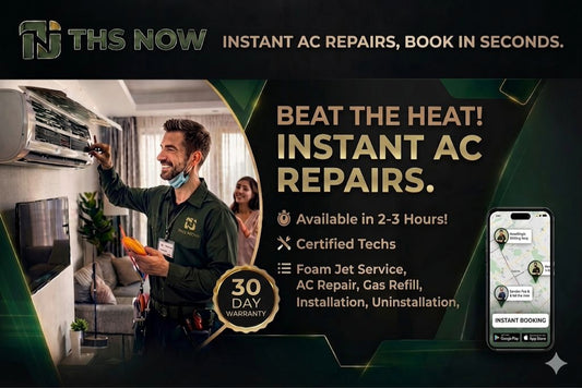 AC Service in Noida | Repair, Gas Refill & Maintenance in 2-3 hours | THS Now