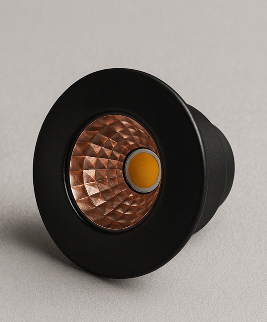 Surya Prime Spot Black COB Warm White Downlighters